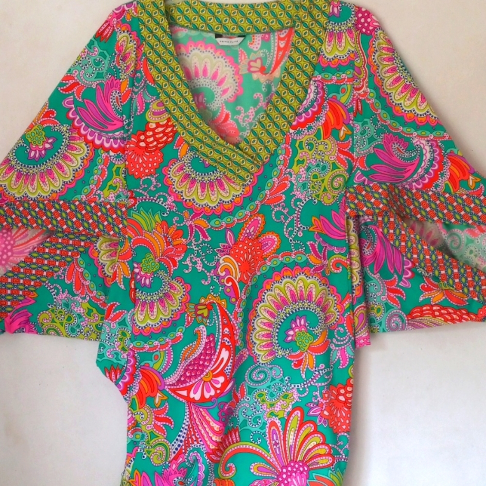 TRINA TURK COVERUP  CAFTAN ANGEL WING